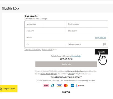 Så handlar du på citygross.se - City Gross