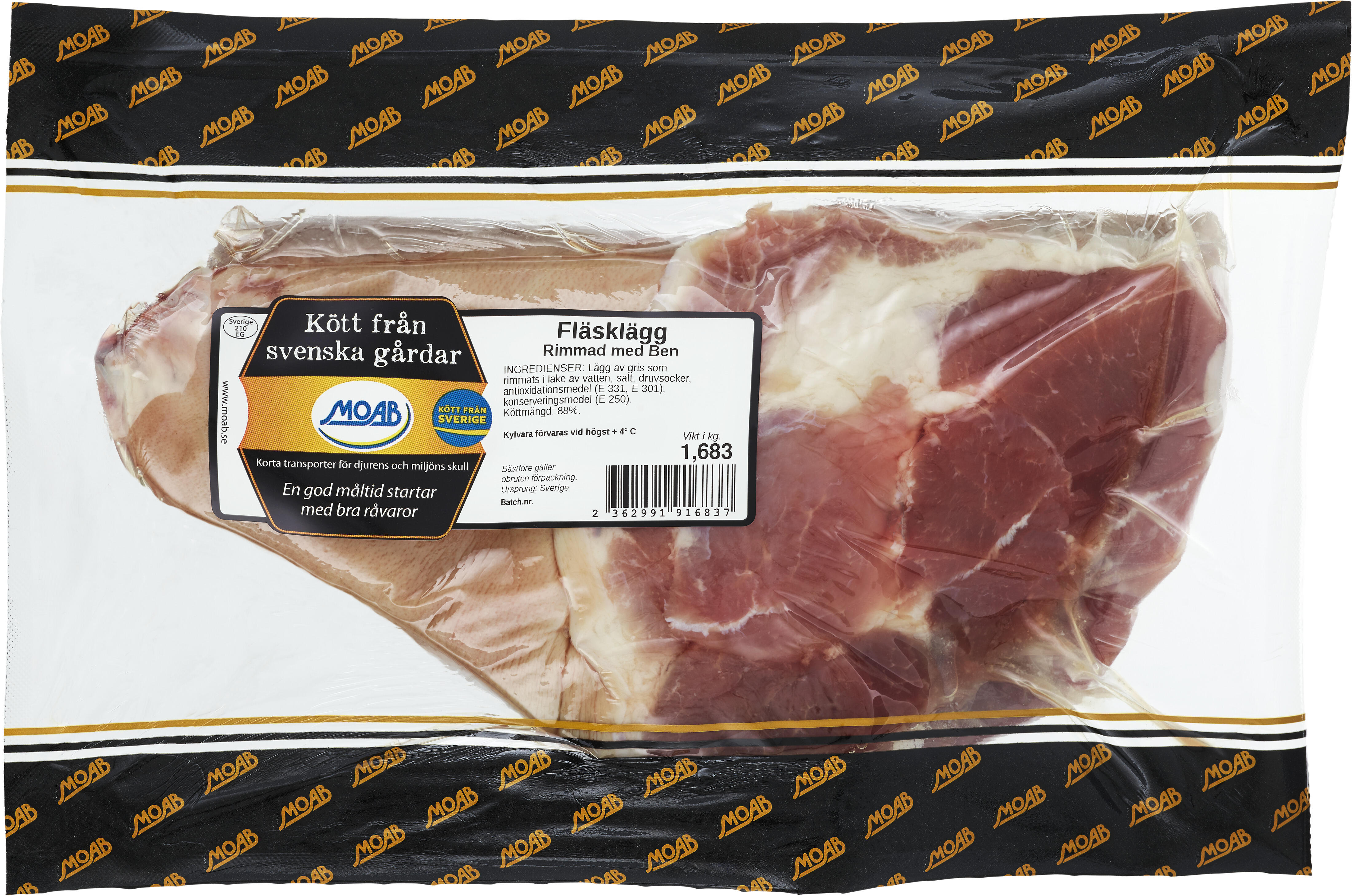 Fläsklägg Rimmad