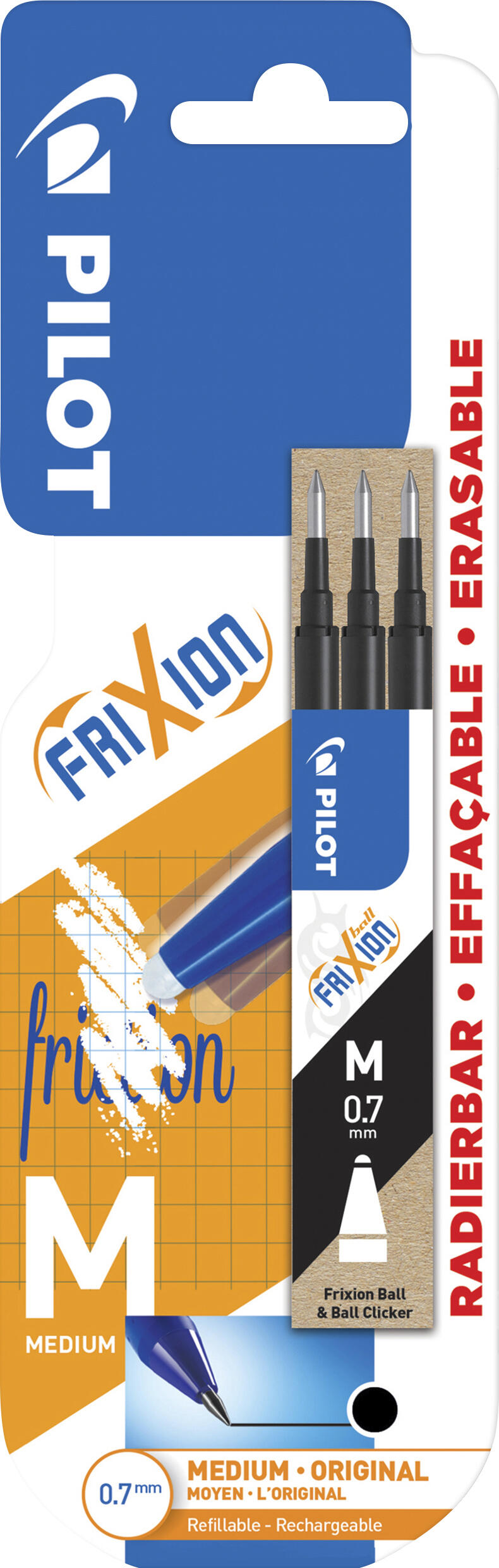 Frixion Svart Refill