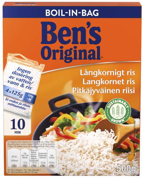Långkornigt Ris Boil In Bag