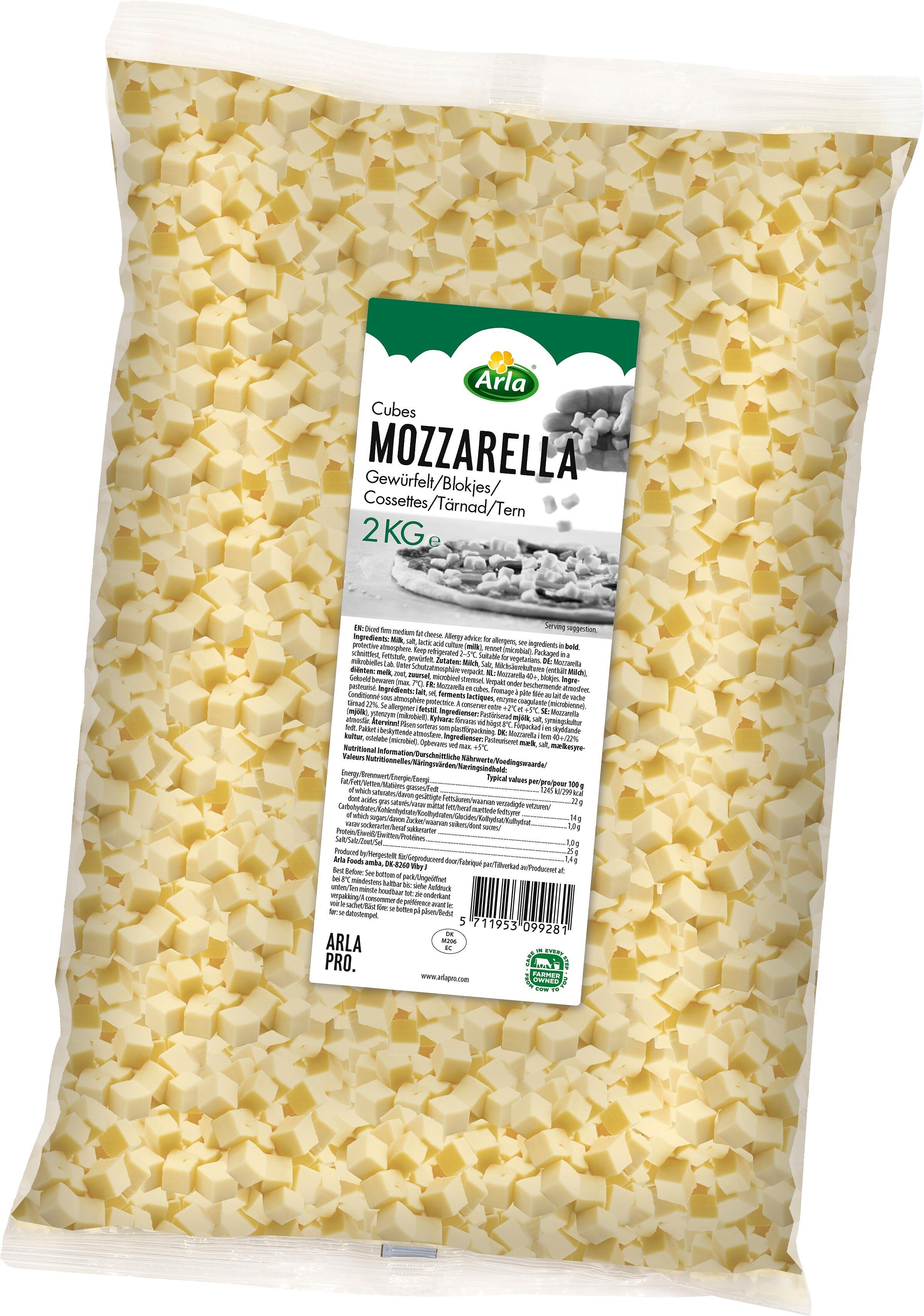 Mozzarella Tärnad Ost
