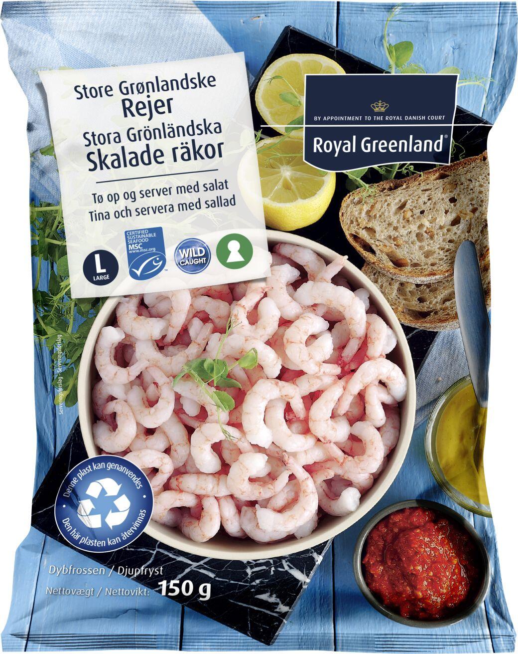 Räkor Skalade