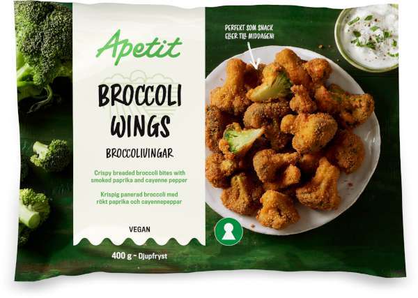 Broccoli Wings, Fryst
