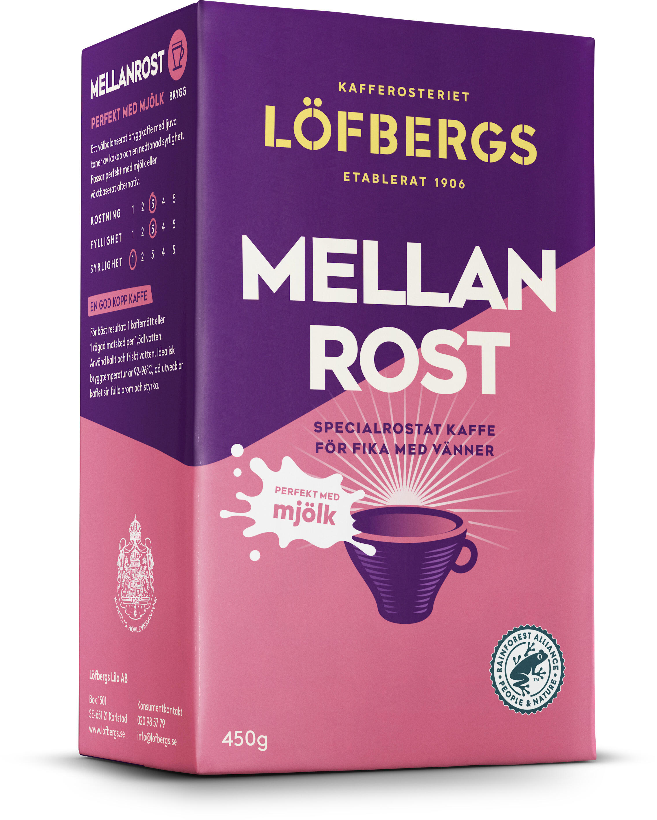 Mellanrost Perfekt med Mjölk