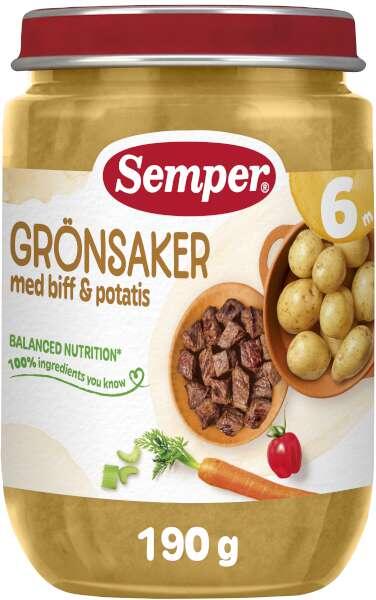 Grönsaker Biff