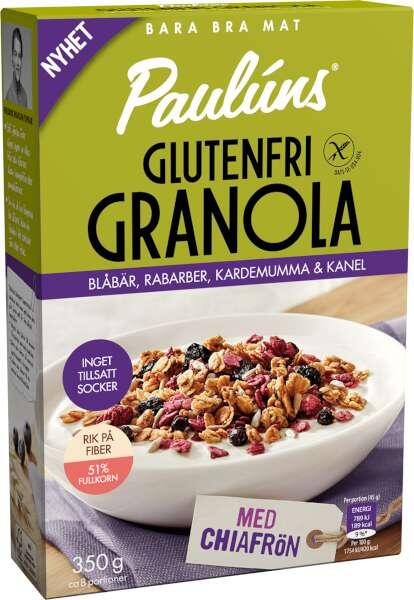 Blåbär Rabarbe Granola