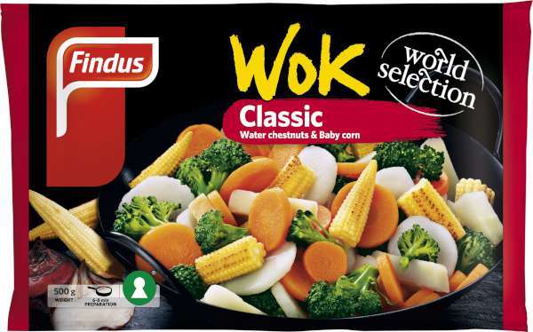 Wokgrönsaker, Fryst