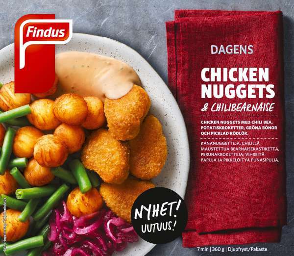 Chicken Nuggets & Chilibearnaise, Fryst