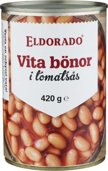 Vita Bönor i Tomatsås