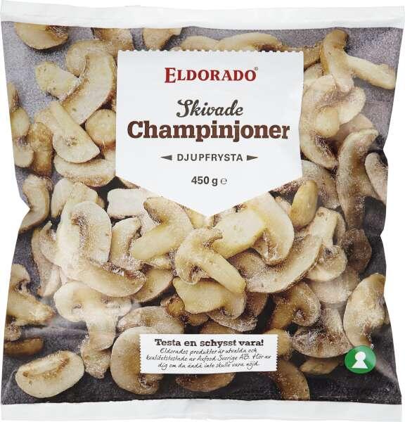 Champinjoner Skivade