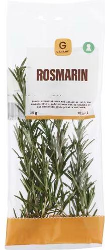Rosmarin, Klass 1