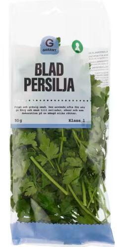 Bladpersilja, Klass 1