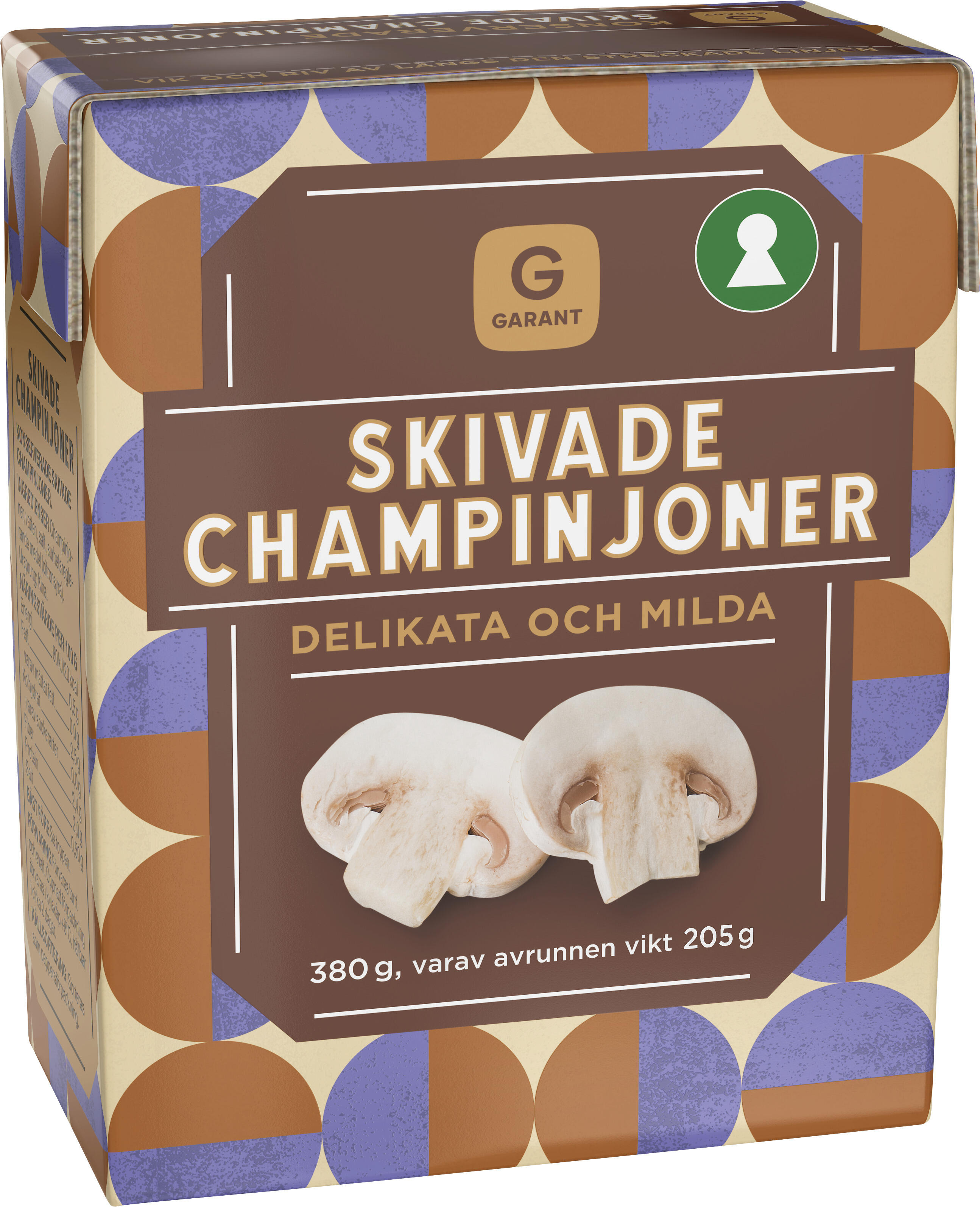 Champinjoner Skivor