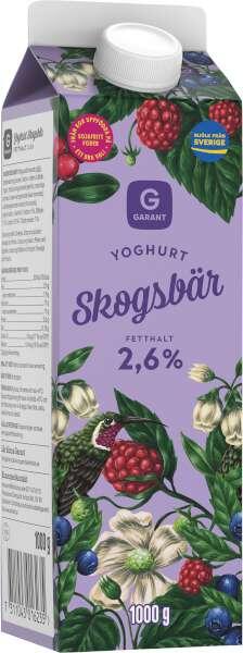 Yoghurt Skogsbär 2,6%