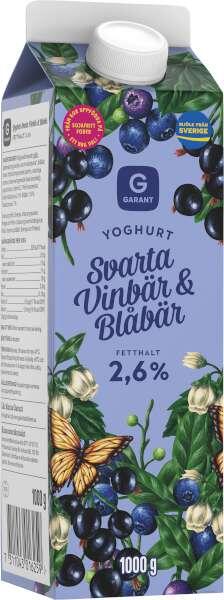 Yoghurt Svartvinbär & Blåbär 2,6%