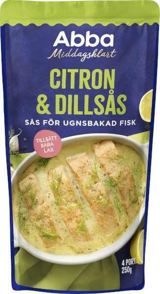 Citron & Dill Sås Ugnsbakad Fisk