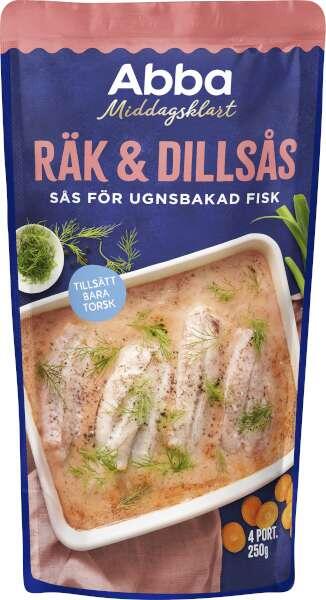 Räk & Dillsås För Ugnsbakad Torsk