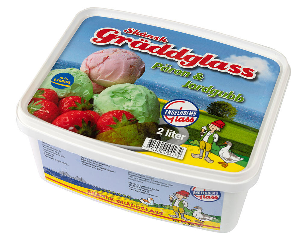 Päron Jordgubb