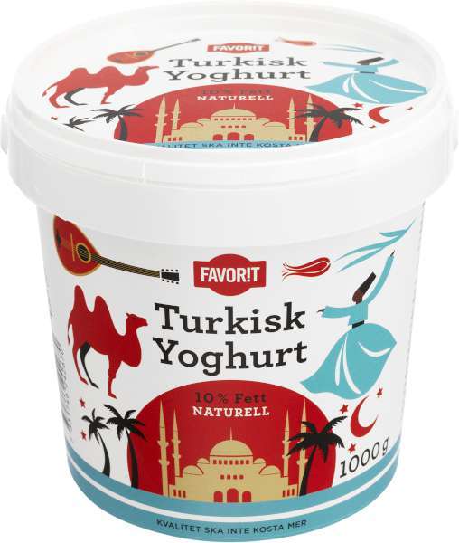 turkisk yoghurt pris