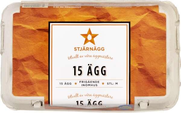 Ägg Frigående M 15-Pack