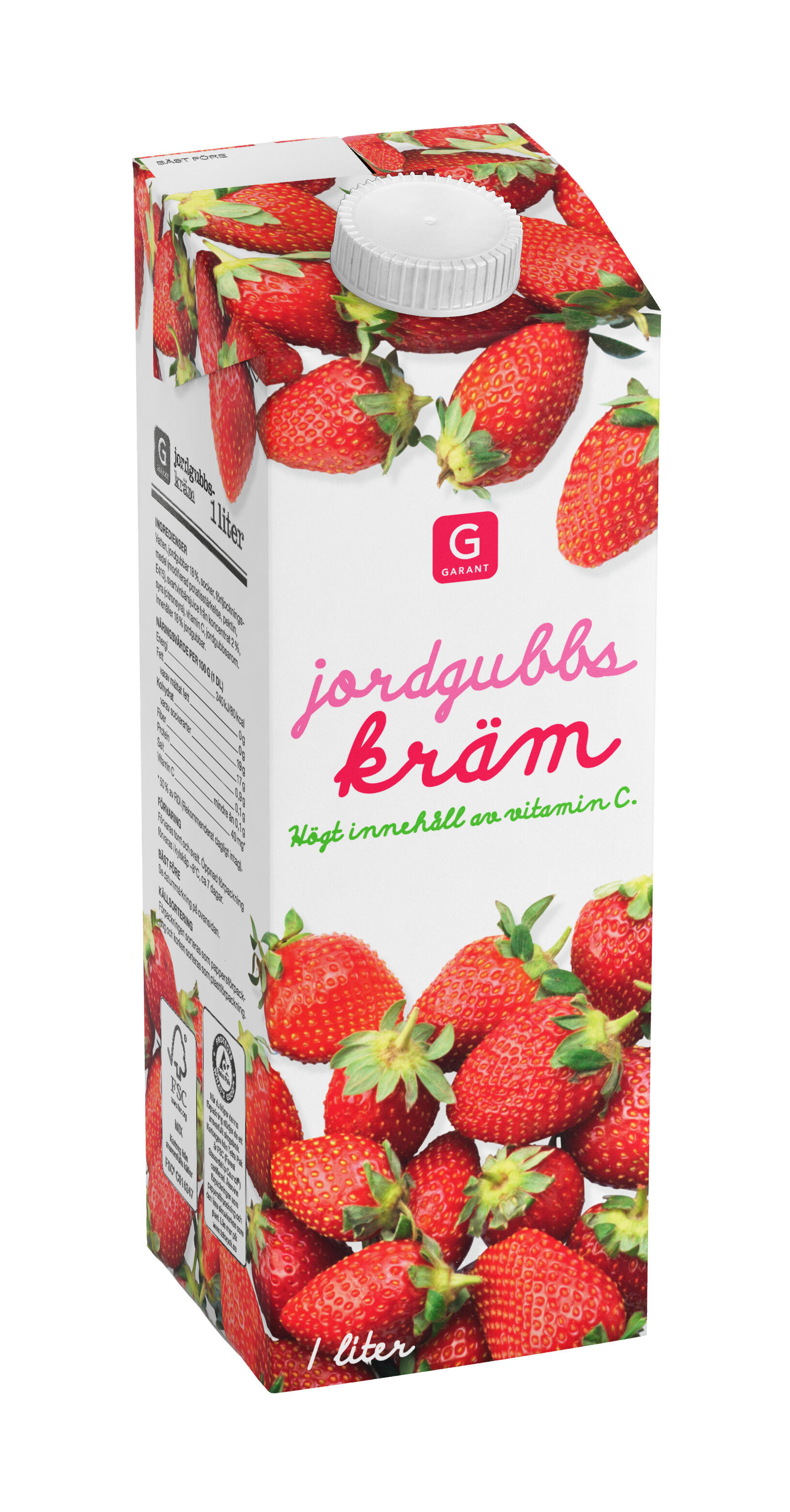Jordgubbskräm