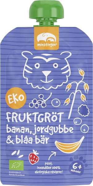 Fruktgröt Banan Jordgubb