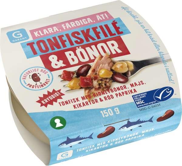 Tonfiskfilé & Bönor