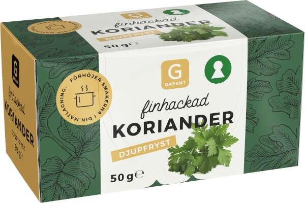 Koriander Finhackad