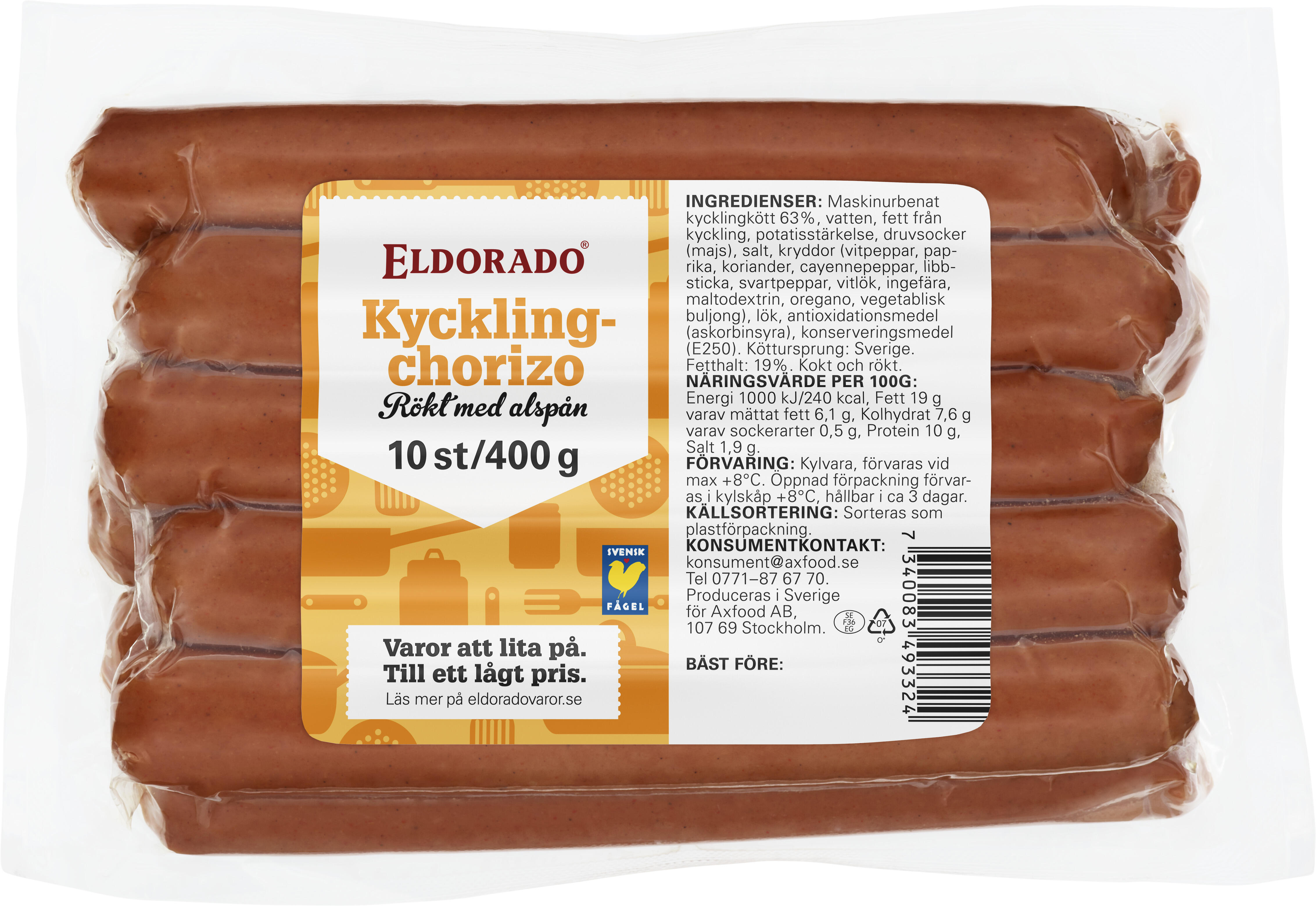 Kyckling- Chorizo