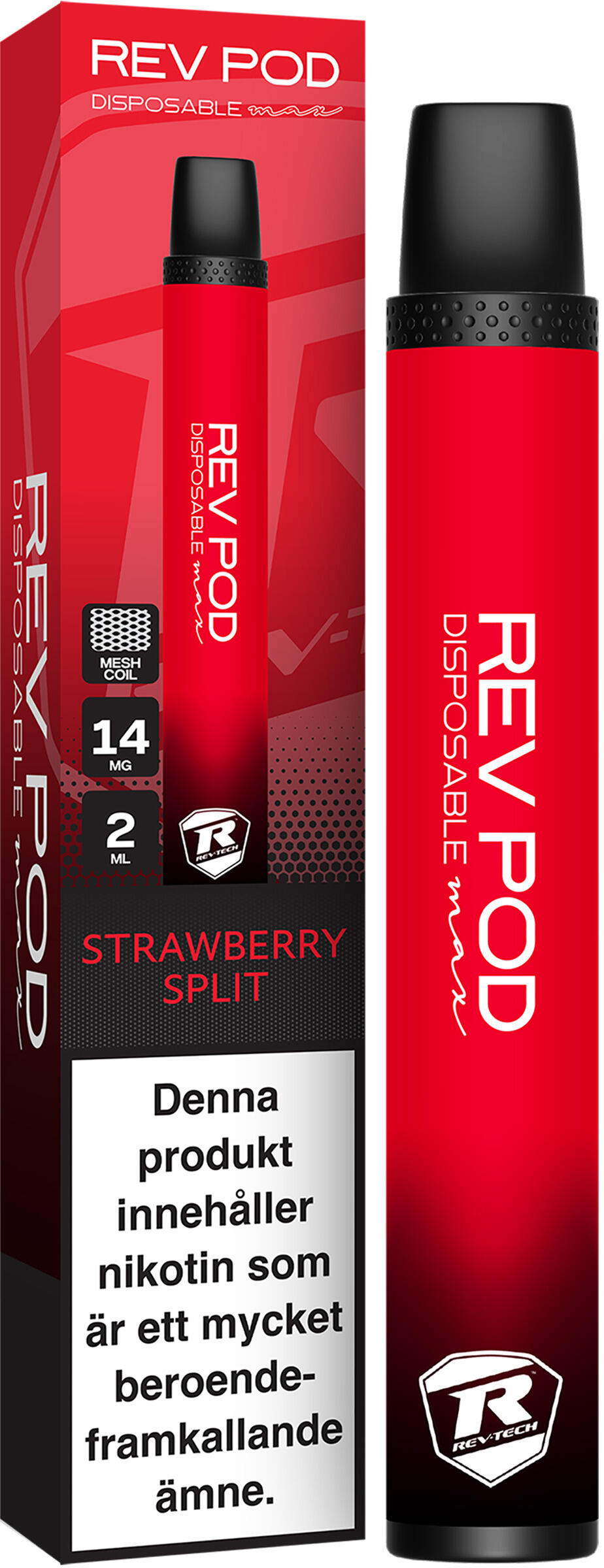Rev Pod Max Strawberry Split