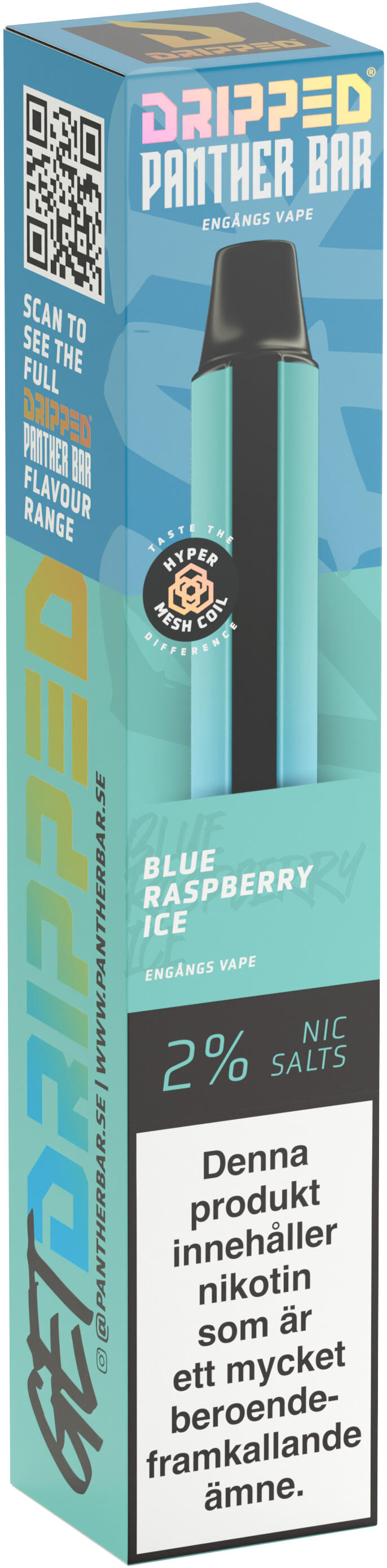 Dripped Blue Raspberry Ice