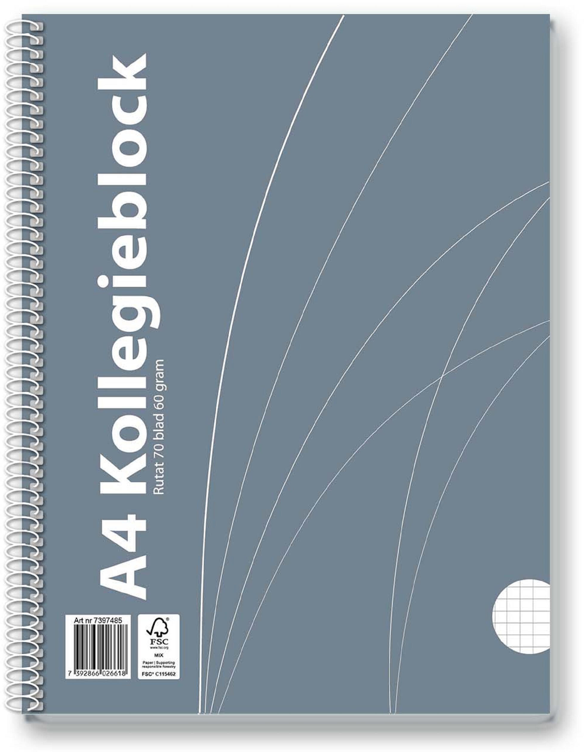 Kollegieblock A4 Rutat