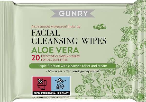 Avsminkningsservetter Aloe Vera
