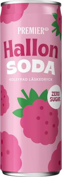 Hallonsoda Zero