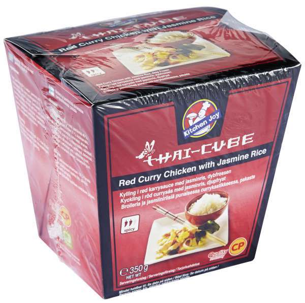 Thai Cube Red Curry, Fryst