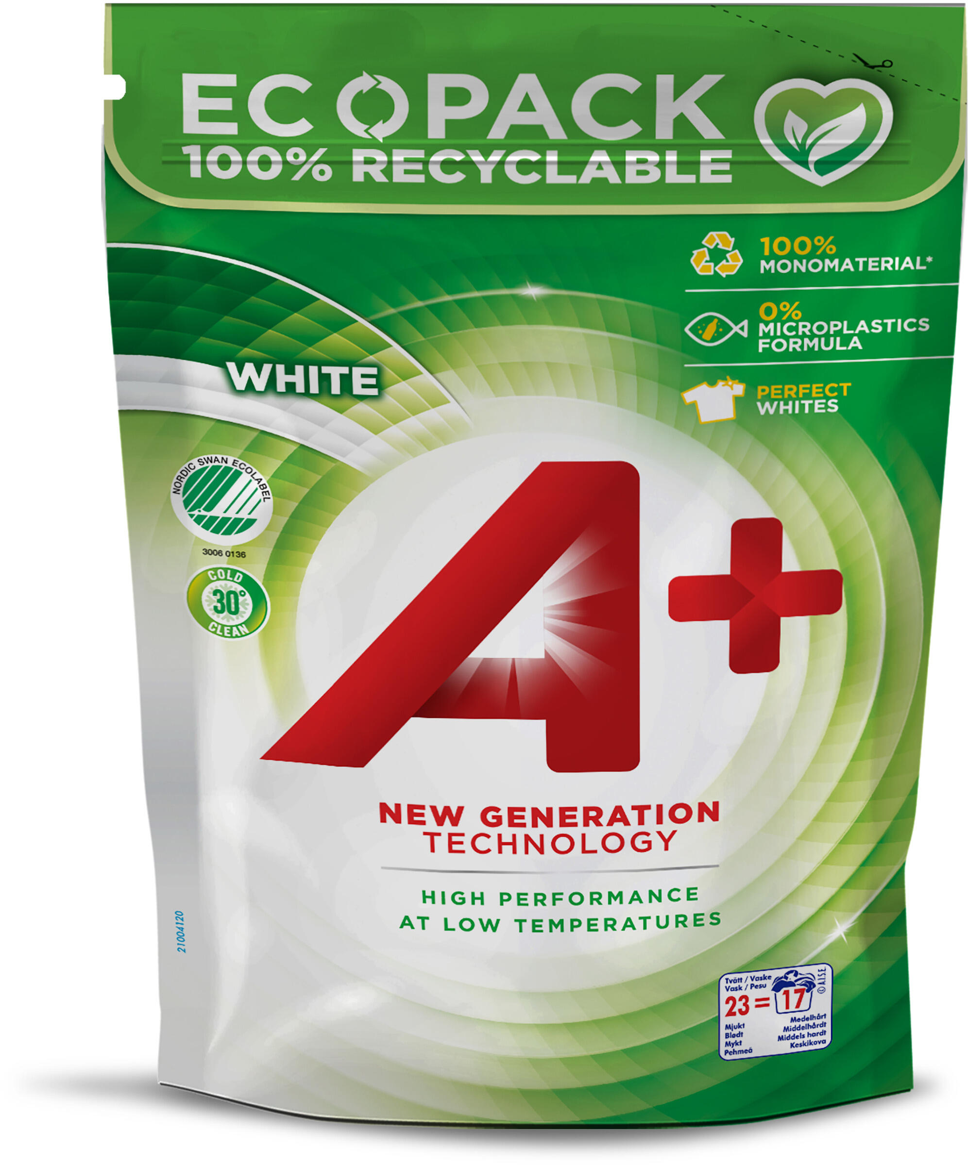 Tvättmedel Flytande Vit Refill