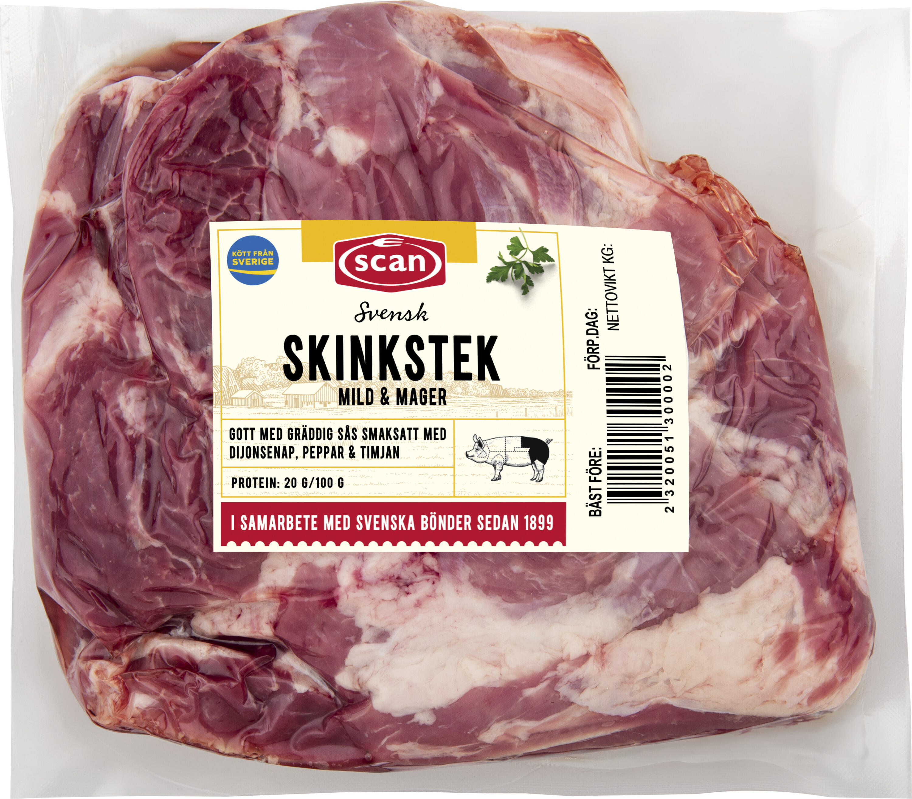 Skinkstek Färsk