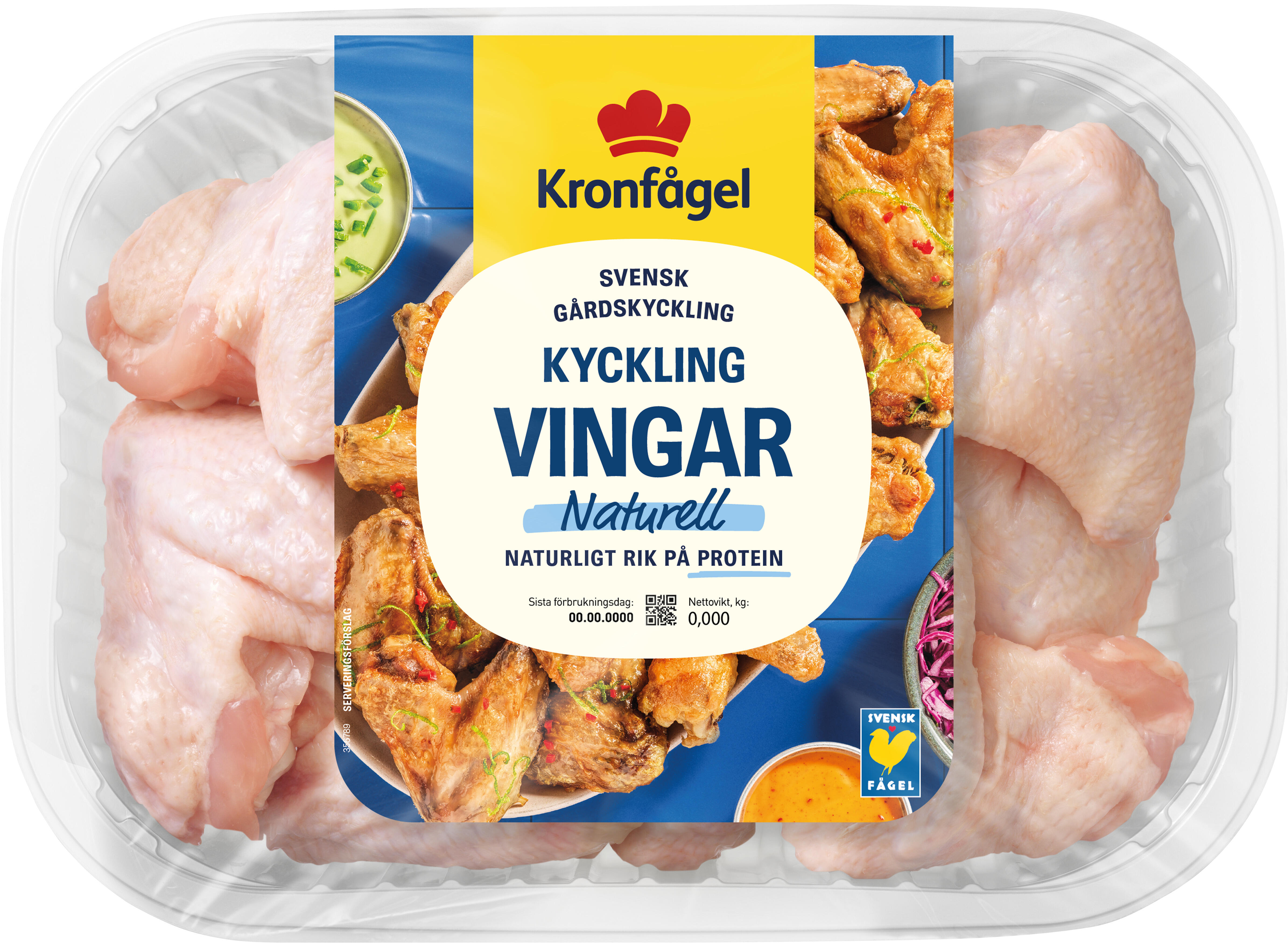 Kycklingvingar Naturell