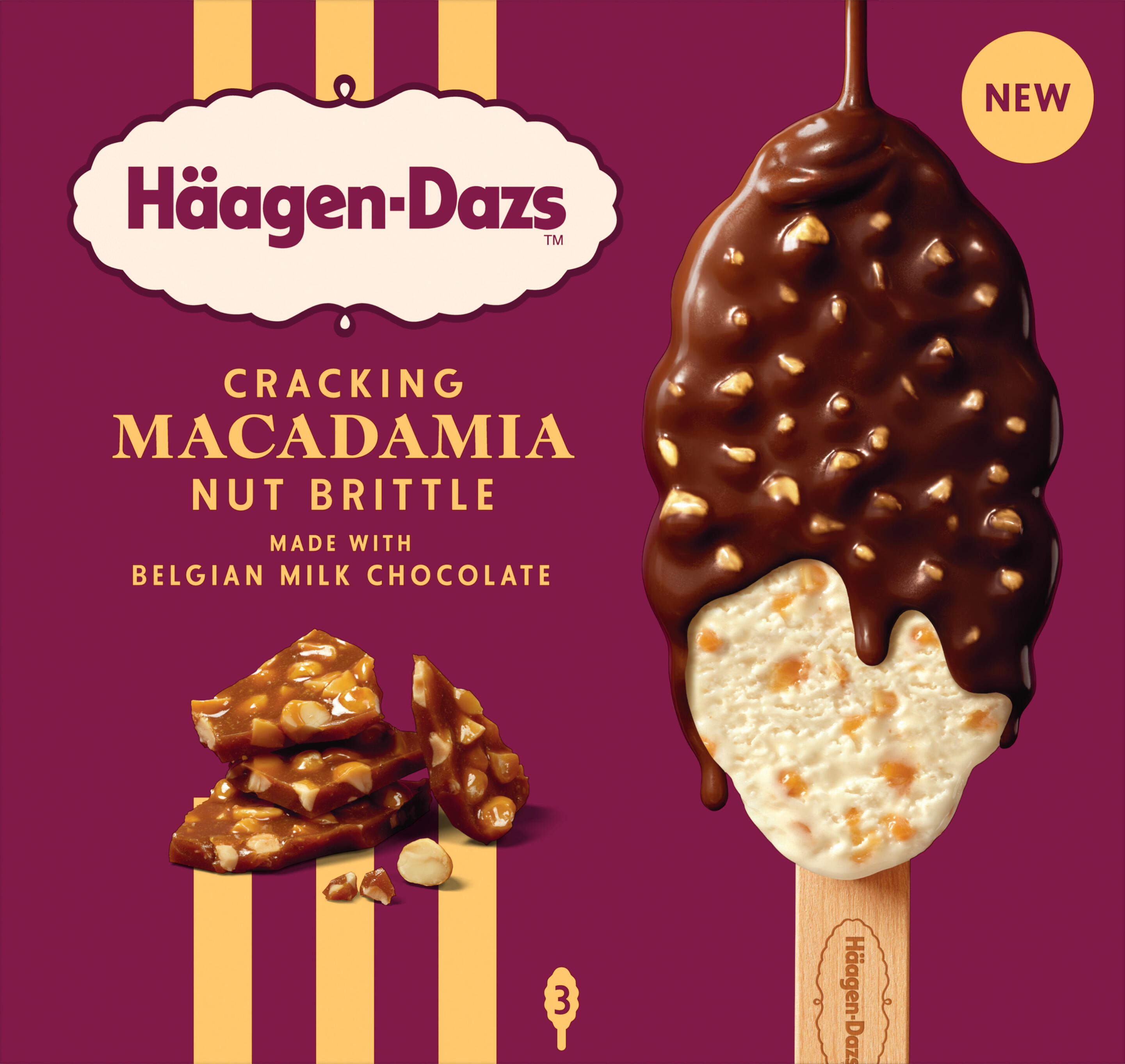 Cracking Macadamia Nut Brittl