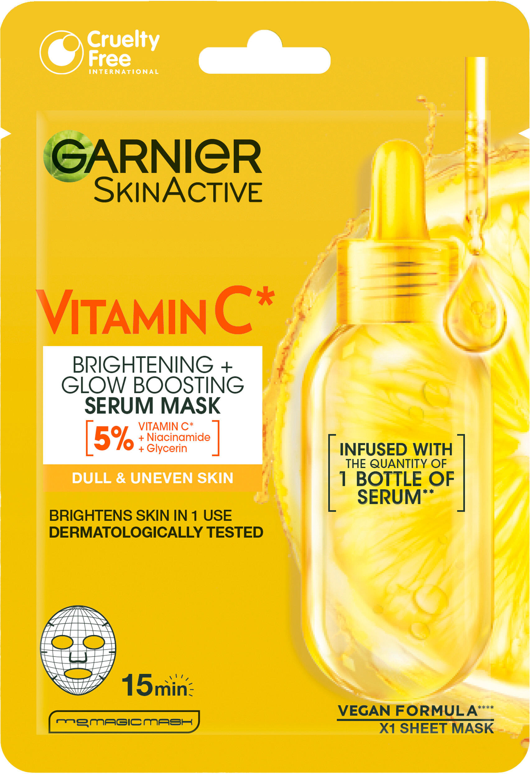 Serum Mask 5% Vitamin C Glow