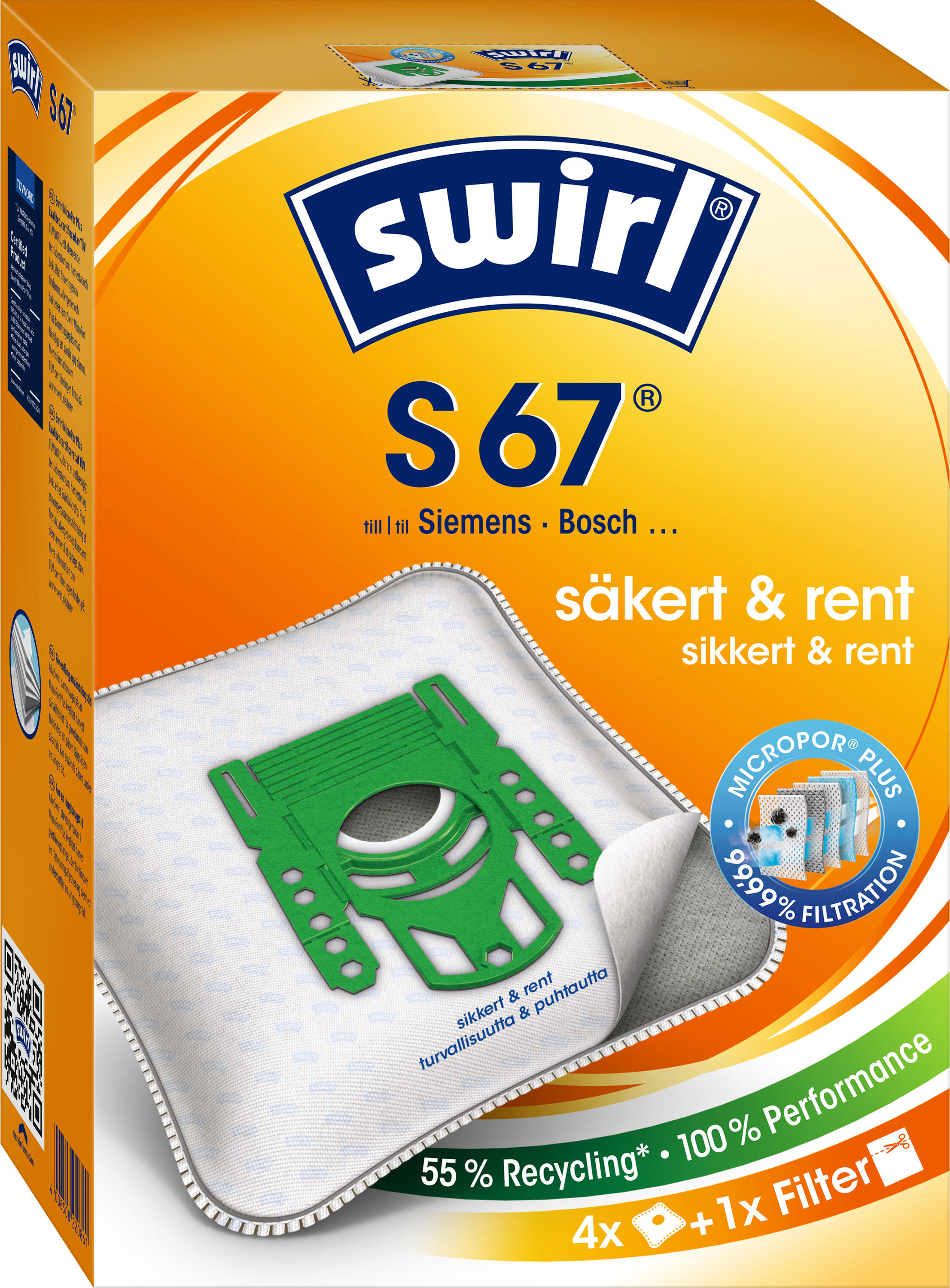 Dammsugarpåse S67