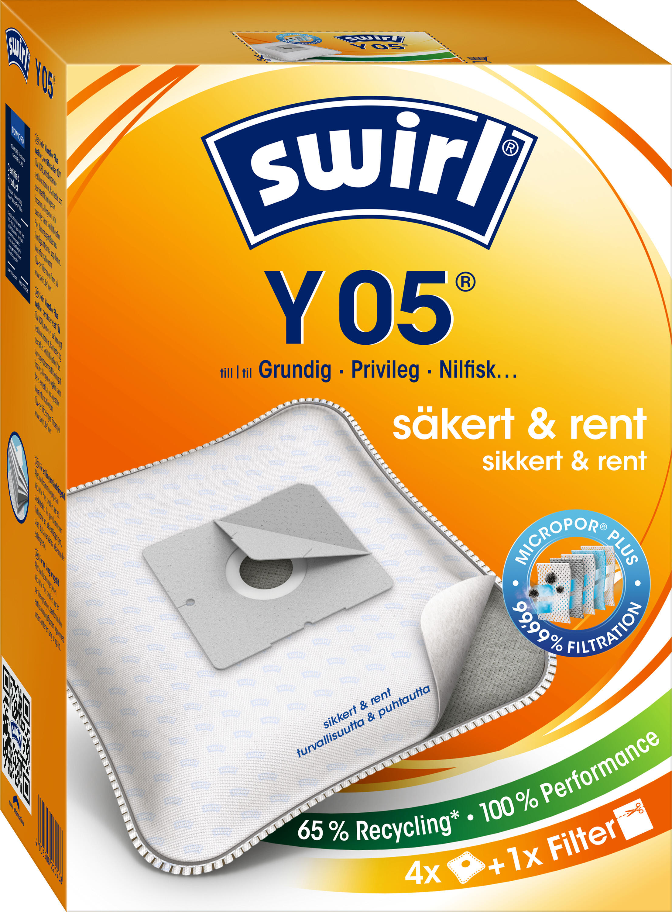 Dammsugarpåse Y05