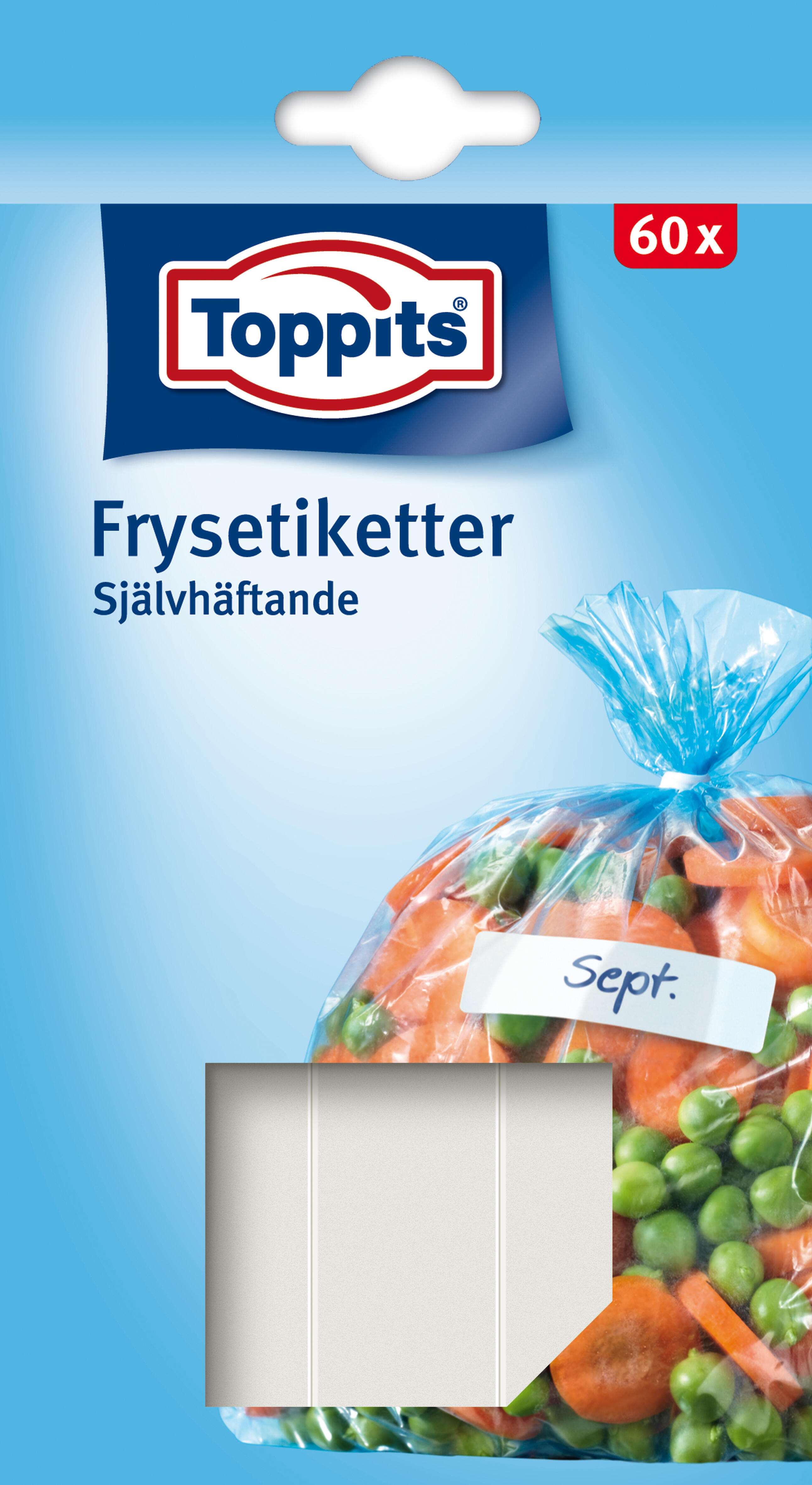Frysetikett Självhäftande