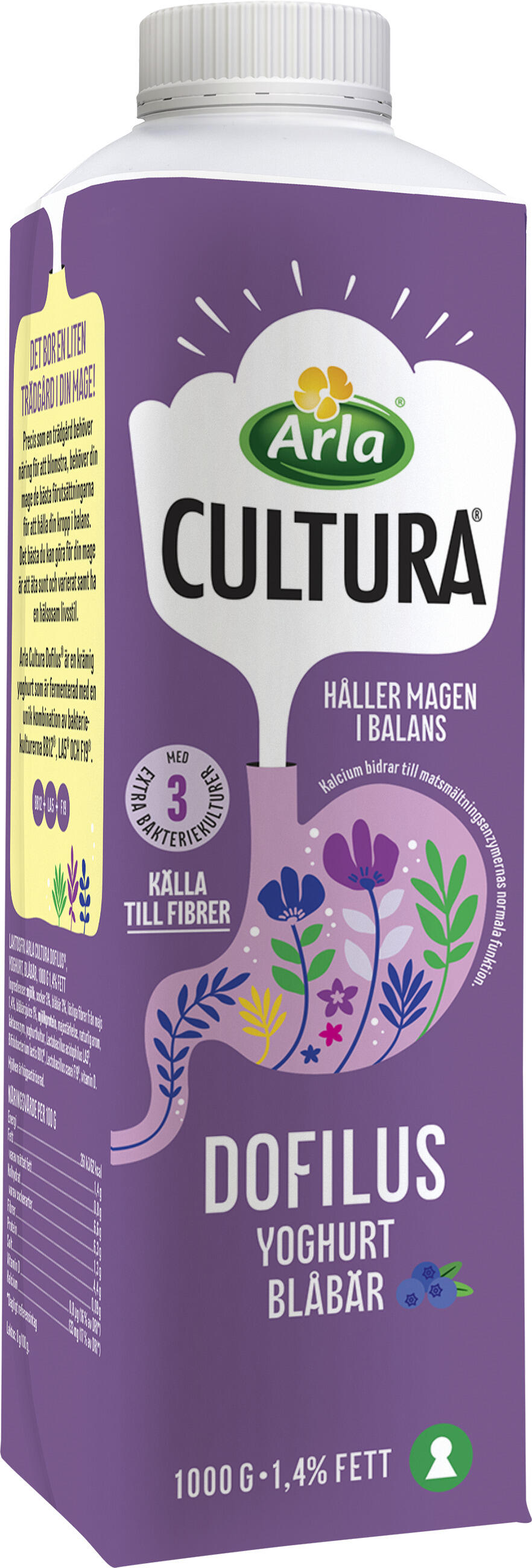 Dofilus Blåbär Yoghurt Cultura