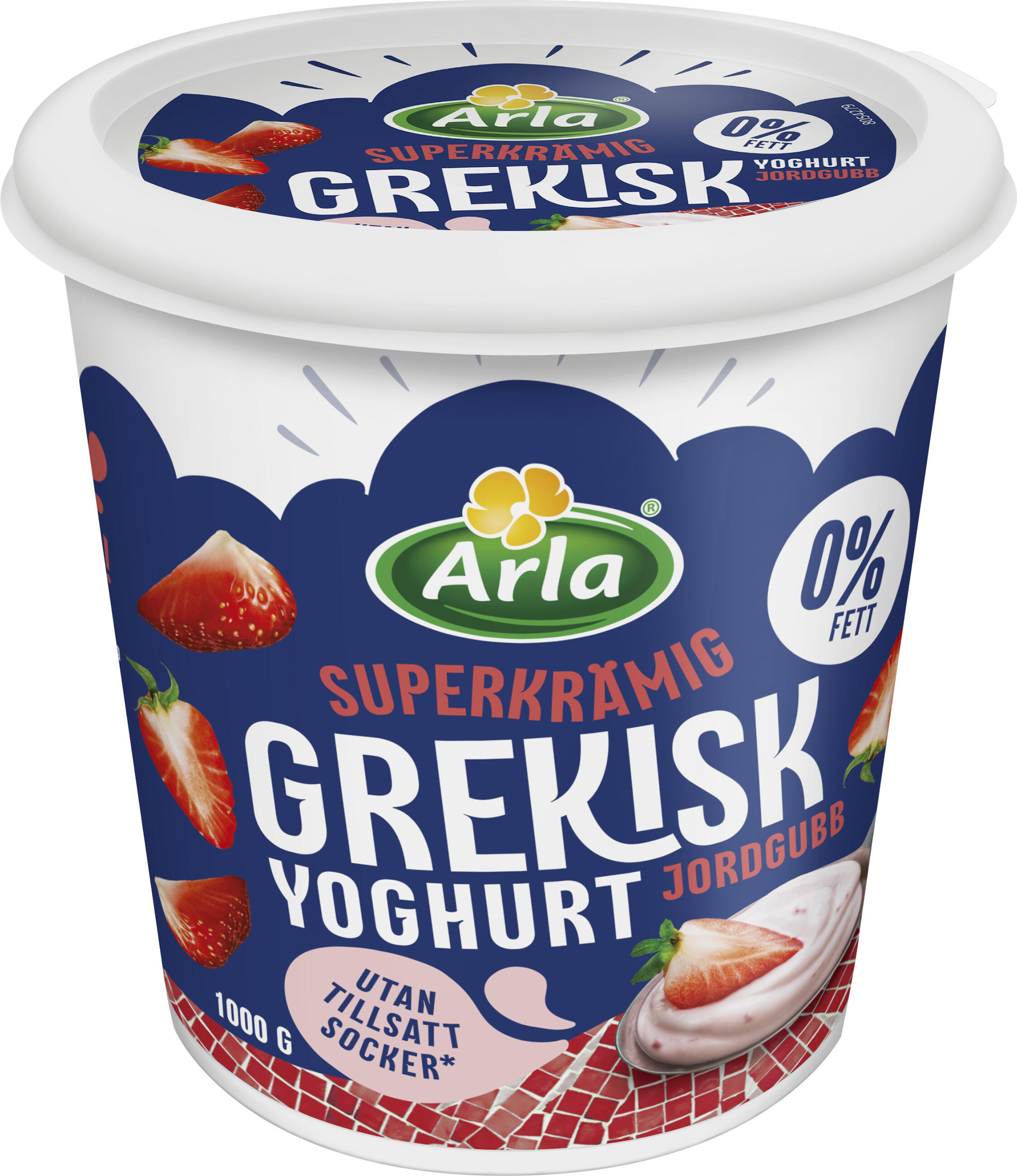 Jordgubb Grekisk Yoghurt