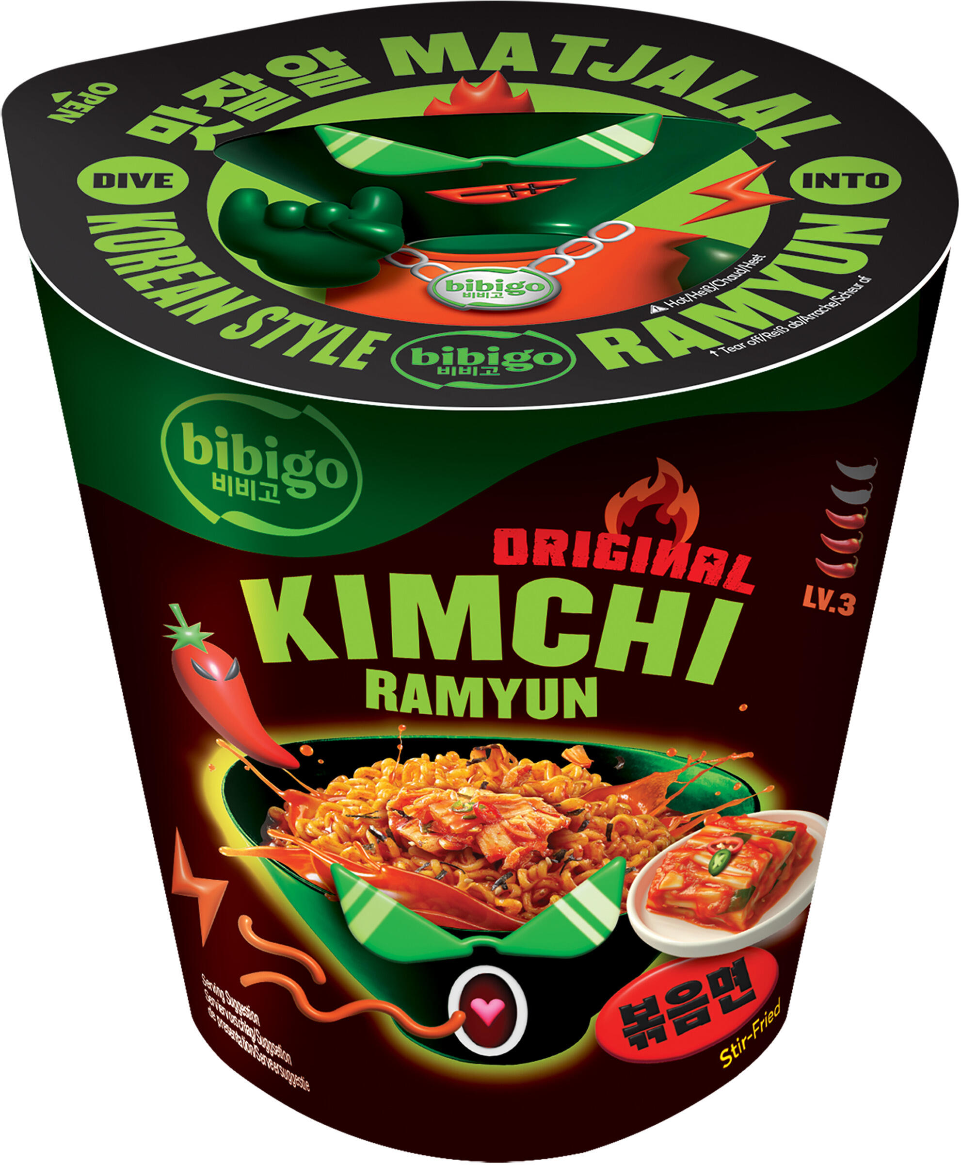 Ramyun Kimchi Nudlar Kopp