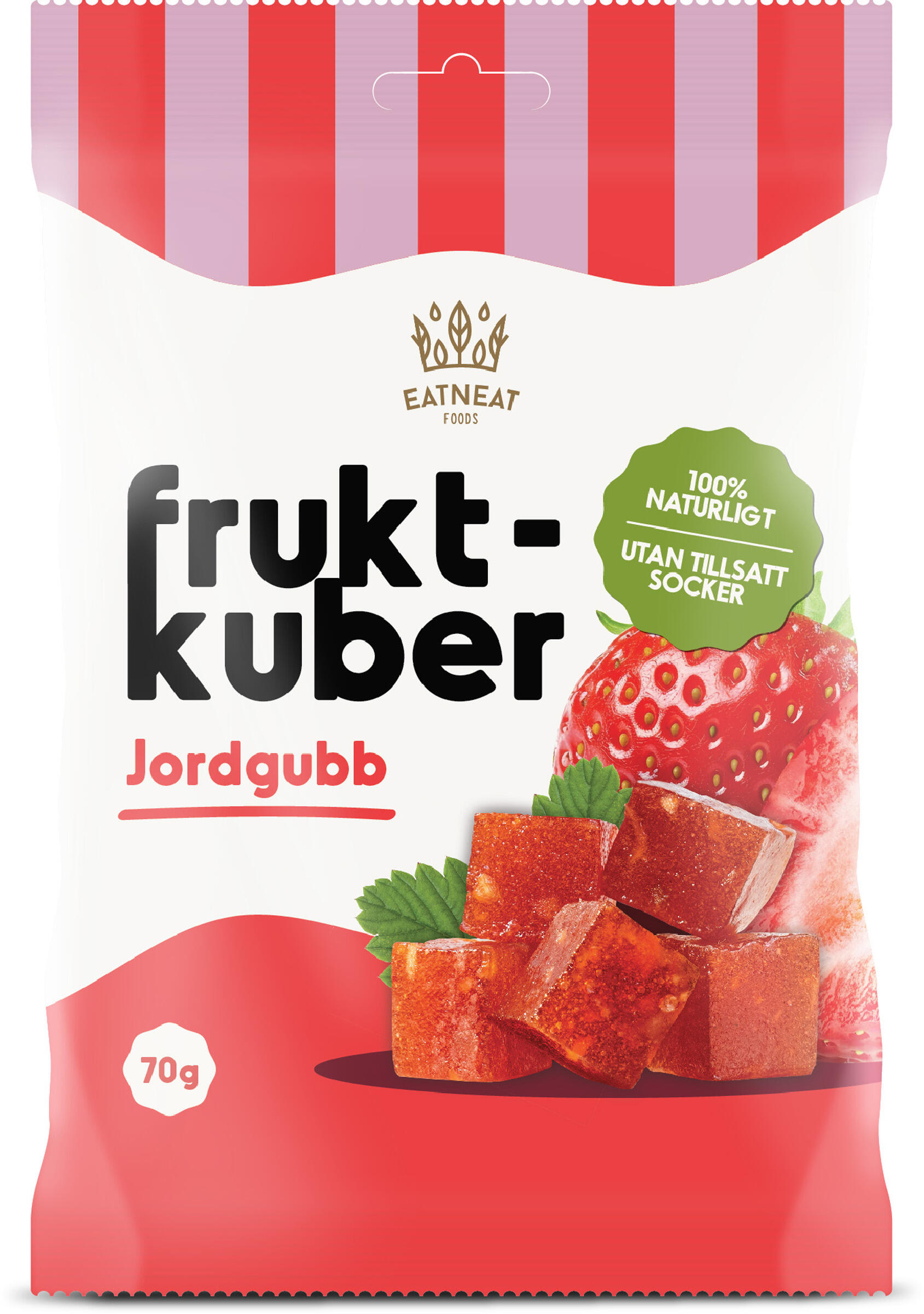Jordgubb Fruktkuber