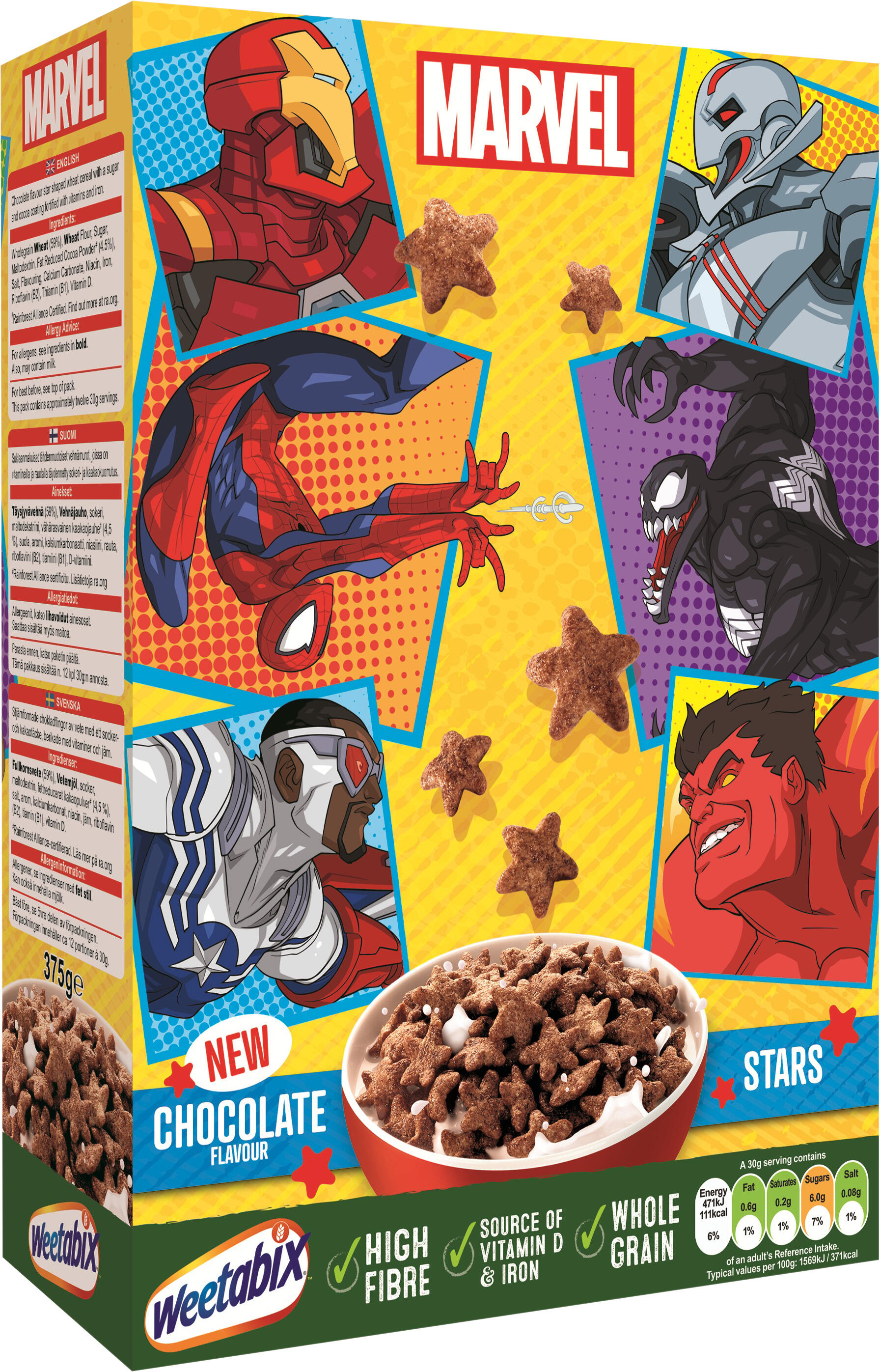 Marvel Stars Choklad