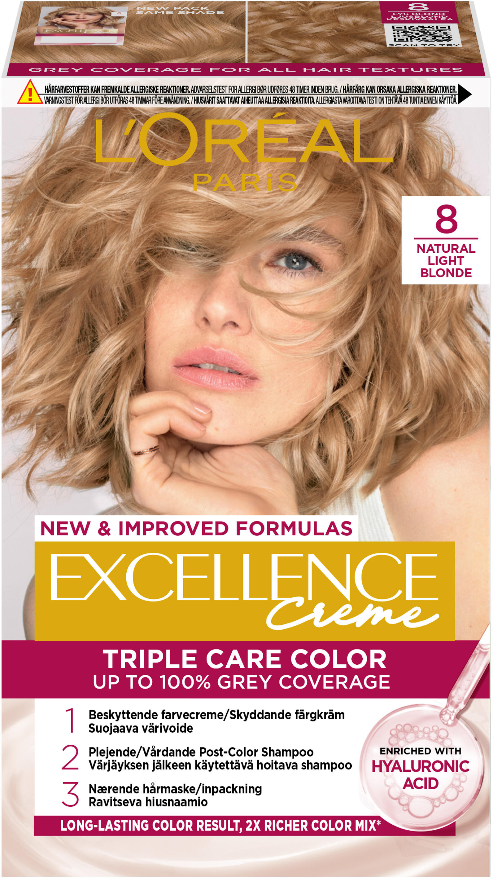 Excellence 8 Natural Light Blonde