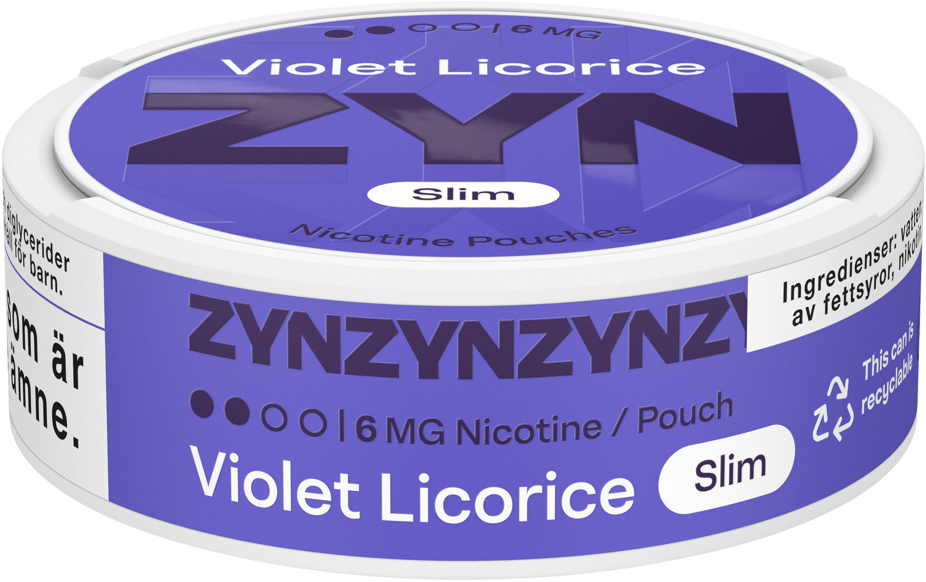 Zyn Violet Licorice Slim